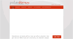 Desktop Screenshot of polardorren.se